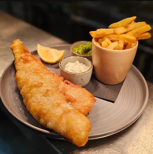 Fresh Fish and Chips Served at Mr Mario’s Takeaway in Lochgelly